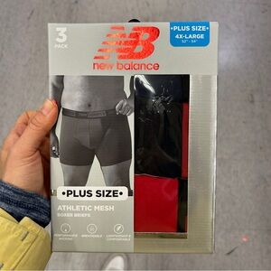 New Balance Premium performance men’s Boxer Briefs 3-Pack size 4XL